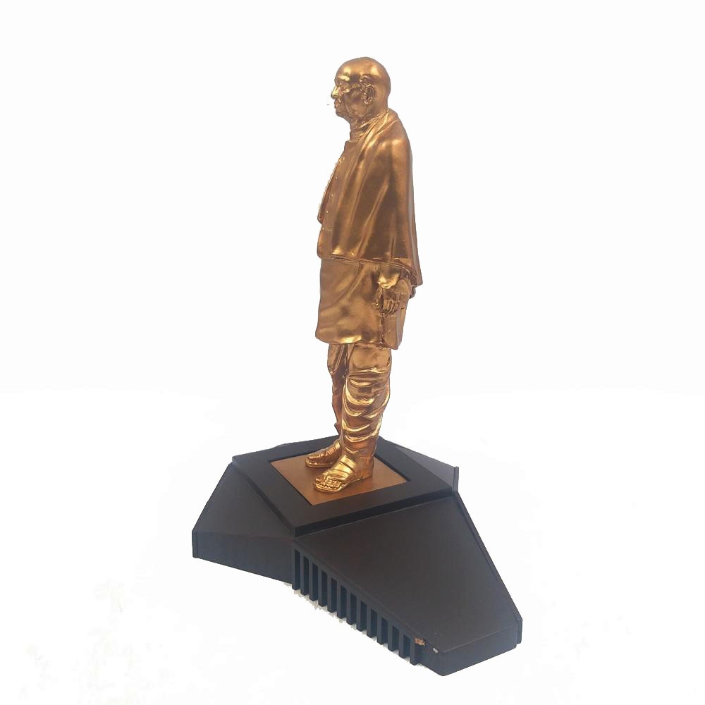 Fiber Vallabhbhai Patel Standing Memento H 9.50"